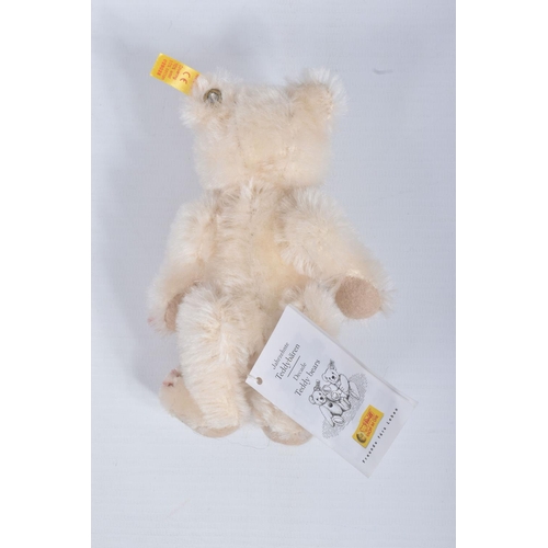 74 - AN UNBOXED STEIFF MOHAIR DECADE TEDDY BEAR, '1930 Teddy Baby', No.029028, jointed bear complete with... 