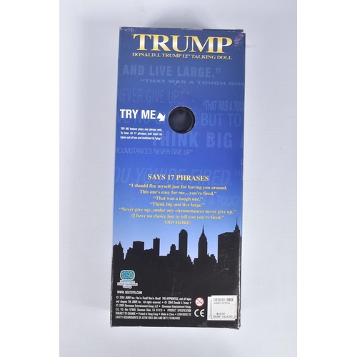 75 - A BOXED STEVENSON ENTERTAINMENT GROUP DONALD J. TRUMP 12   TALKING DOLL, from 'The Apprentice' era c... 