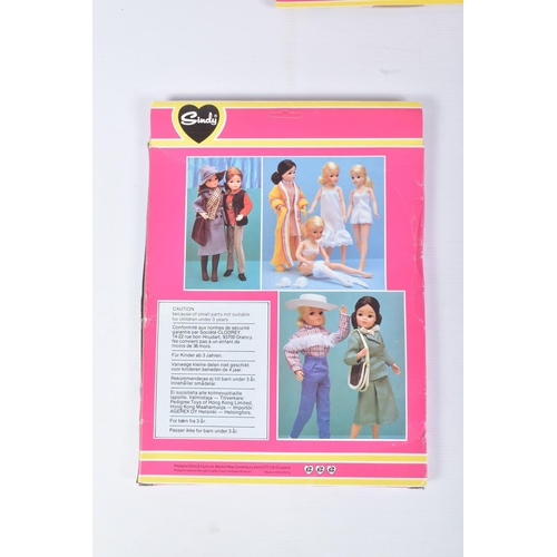 102 - TWO BOXED PEDIGREE SINDY OUTFIT SETS, the first a Fair Lady Underdress 44299, very good condition wi... 