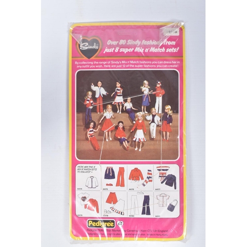 110 - EIGHT PACKAGED PEDIGREE SINDY MIX N MATCH FASHION OUTFITS, to include sets 44181, 44177, 44176, 4417... 