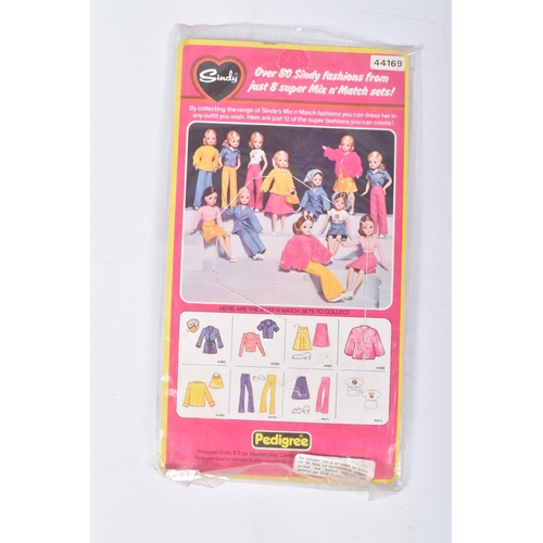 110 - EIGHT PACKAGED PEDIGREE SINDY MIX N MATCH FASHION OUTFITS, to include sets 44181, 44177, 44176, 4417... 