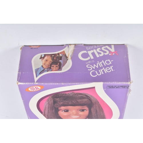 117 - A BOXED IDEAL BEAUTIFUL CRISSY SWIRLA-CURLER DOLL, reference 1111-4, doll featuring a pink and white... 