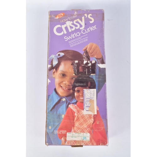 117 - A BOXED IDEAL BEAUTIFUL CRISSY SWIRLA-CURLER DOLL, reference 1111-4, doll featuring a pink and white... 