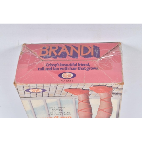 119 - TWO BOXED 1971 IDEAL DOLLS, the first a Brandi, reference 1068-6, blonde haired doll with orange swi... 