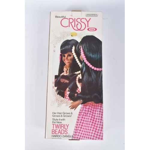 120 - A BOXED IDEAL BEAUTIFUL CRISSY TWIRLY BEADS DOLL, reference 1214-6, doll featuring a pink and white ... 