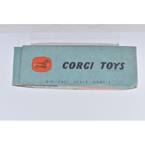 130 - A BOXED CORGI TOYS ERF 44G VAN, numbered 459, yellow cab, red van body, sticker to the side signed '... 