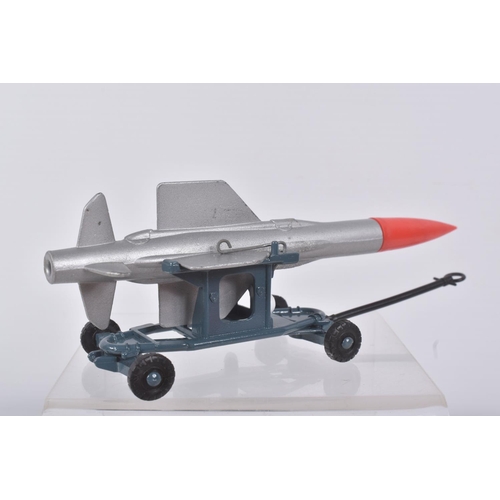 135 - A CORGI TOYS   THUNDERBIRD   GUIDED MISSILE, numbered 350, silver missile with red tip, Airforce blu... 