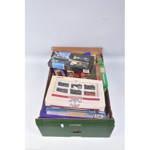 83 - A LARGE QUANTITY OF BOXED AND UNBOXED DIECAST COLLECTIBLE MODEL VEHICLES, to include Lledo, Matchbox... 