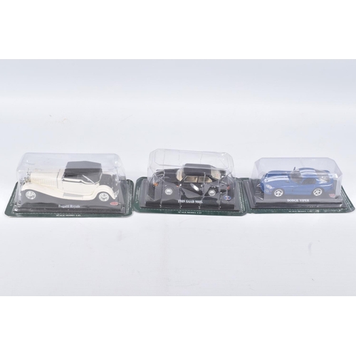 84 - A DEL PRADO COLLECTION 'THE ULTIMATE CAR COLLECTION' DIECAST MODEL CARS AND INFORMATION CARD SETS, C... 