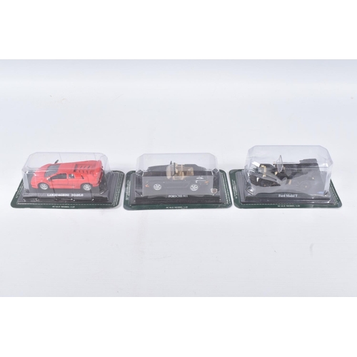 84 - A DEL PRADO COLLECTION 'THE ULTIMATE CAR COLLECTION' DIECAST MODEL CARS AND INFORMATION CARD SETS, C... 