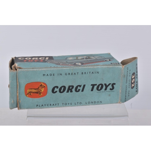 136 - TWO BOXED DIE CAST CORGI TOYS VEHICLES, the first a R.A.F. Staff Car - Standard Vanguard, reference ... 