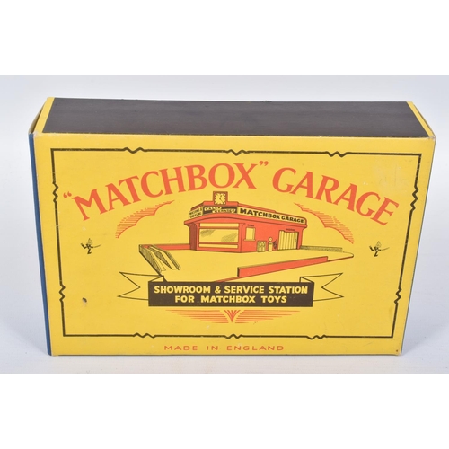 138 - A BOXED MATCHBOX SERIES GARAGE, No.MG1, appears complete and in very good condition, box in a very g... 