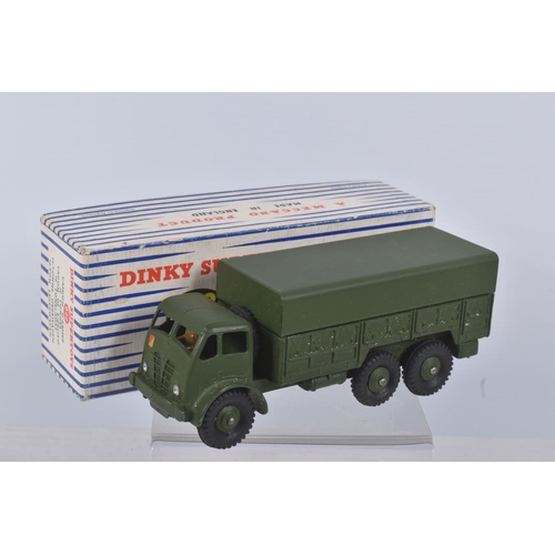 140 - TWO BOXED DINKY SUPERTOYS MILITARY VEHICLES, Foden 10T Army Truck, No.622 and Centurion Tank, No.651... 