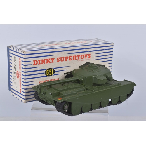 140 - TWO BOXED DINKY SUPERTOYS MILITARY VEHICLES, Foden 10T Army Truck, No.622 and Centurion Tank, No.651... 