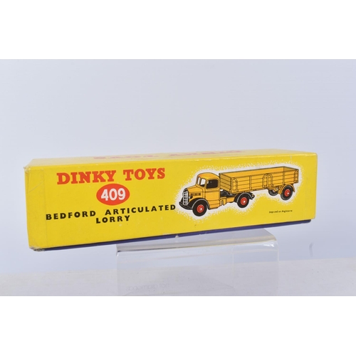 143 - A BOXED DINKY SUPERTOYS BEDFORD PULLMORE CAR TRANSPORTER, No.982, darker blue cab and hubs, lighter ... 