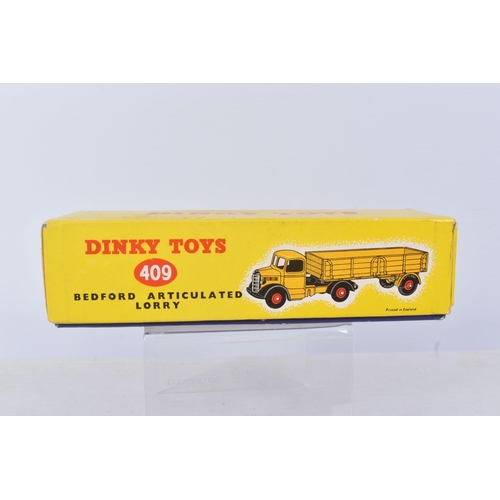 143 - A BOXED DINKY SUPERTOYS BEDFORD PULLMORE CAR TRANSPORTER, No.982, darker blue cab and hubs, lighter ... 