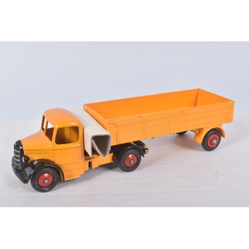 143 - A BOXED DINKY SUPERTOYS BEDFORD PULLMORE CAR TRANSPORTER, No.982, darker blue cab and hubs, lighter ... 