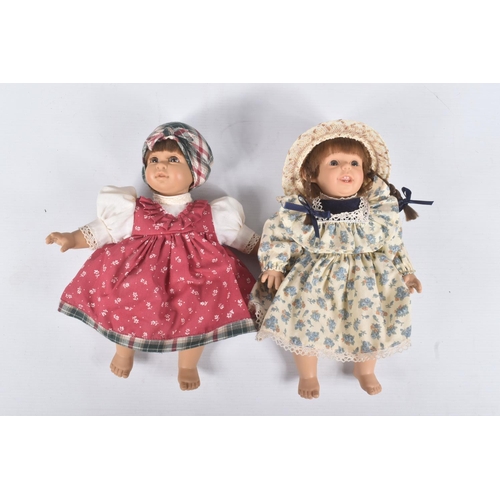 156 - A COLLECTION OF EUROPEAN MADE COLLECTORS DOLLS, including examples by Pura Pastor Juan, D'Anton, Pan... 