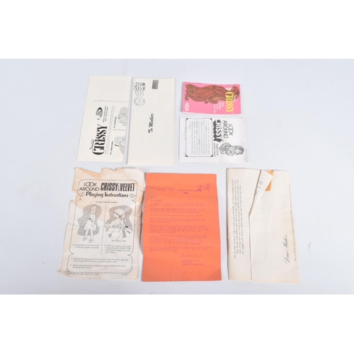 168 - A BOXED IDEAL TOYS CRISSY DRESS-UP SET, numbered 2301, contains still atatched carboard sheets of fi... 