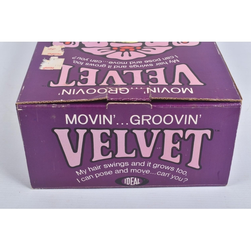 173 - THREE BOXED DOLLS, the first an Ideal Movin'... Groovin' Velvet, reference 1027-2, dolls head wrappe... 