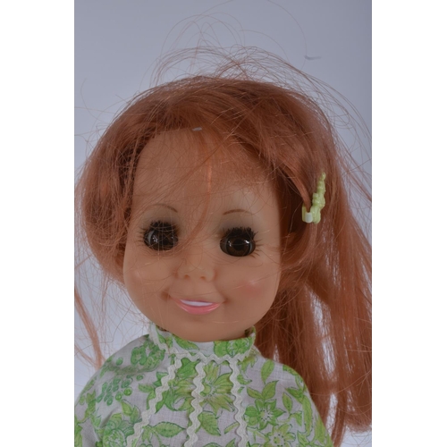 174 - FIVE UNBOXED IDEAL DOLLS, to include a Beautiful Crissy in orange outfit, a Cinnamon? in green top a... 