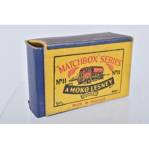 180 - FOUR BOXED MOKO LESNEY LORRY/TRUCK MODELS, E.R.F. Road Tanker, No.11, yellow with silver trim, but h... 