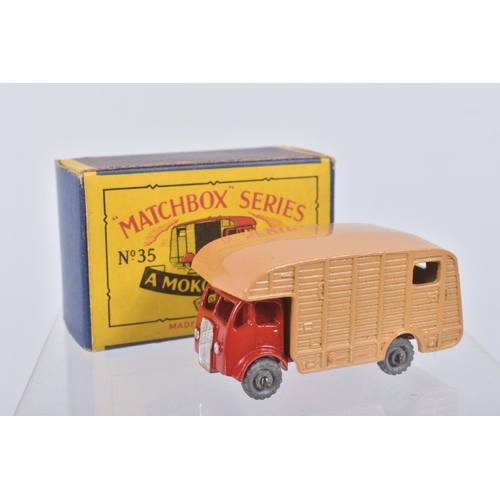 180 - FOUR BOXED MOKO LESNEY LORRY/TRUCK MODELS, E.R.F. Road Tanker, No.11, yellow with silver trim, but h... 