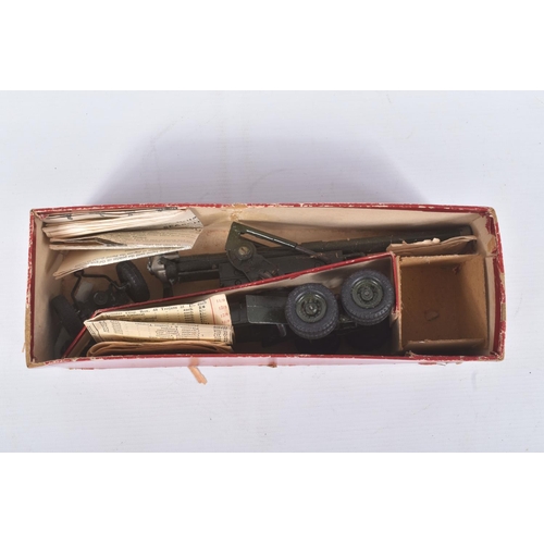 184 - A BOXED BRITAINS 155mm GUN, No.2064, appears complete, playworn condition with some paint loss and w... 