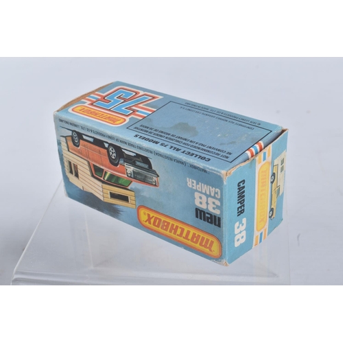 192 - FIVE BOXED MATCHBOX SUPERFAST 75 MODEL CARS, the first a New 54d Mobile Home, cream body with black ... 