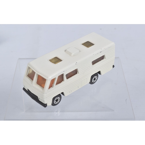 192 - FIVE BOXED MATCHBOX SUPERFAST 75 MODEL CARS, the first a New 54d Mobile Home, cream body with black ... 