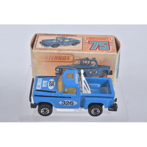 192 - FIVE BOXED MATCHBOX SUPERFAST 75 MODEL CARS, the first a New 54d Mobile Home, cream body with black ... 