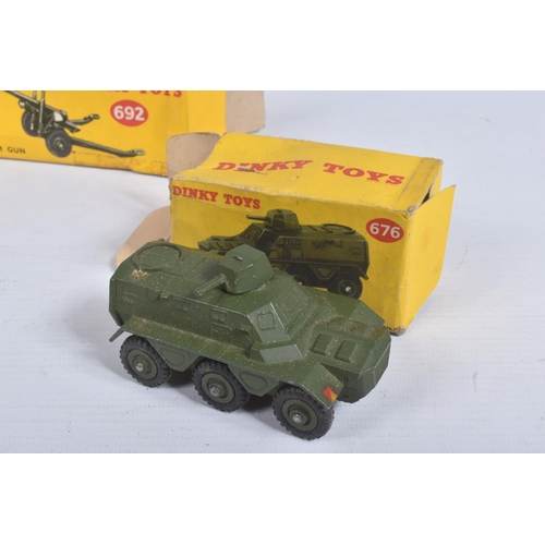 193 - A QUANTITY OF BOXED DINKY TOYS MILITARY VEHICLES, Bedford RL 3T Army Wagon, No.621, Bedford QL Army ... 