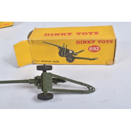 193 - A QUANTITY OF BOXED DINKY TOYS MILITARY VEHICLES, Bedford RL 3T Army Wagon, No.621, Bedford QL Army ... 