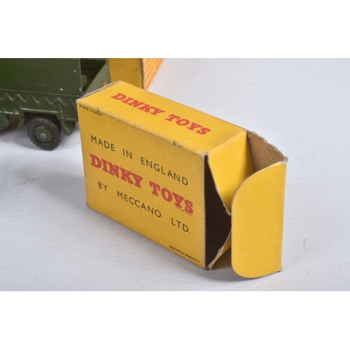 193 - A QUANTITY OF BOXED DINKY TOYS MILITARY VEHICLES, Bedford RL 3T Army Wagon, No.621, Bedford QL Army ... 