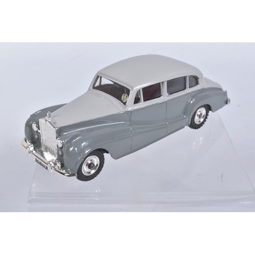 194 - TWO BOXED DIE CAST DINKY TOYS MODEL VEHICLES, the first a Vauxhall Crest Saloon, reference 164, Maro... 