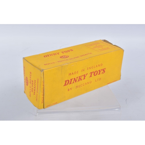 194 - TWO BOXED DIE CAST DINKY TOYS MODEL VEHICLES, the first a Vauxhall Crest Saloon, reference 164, Maro... 