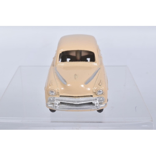 194 - TWO BOXED DIE CAST DINKY TOYS MODEL VEHICLES, the first a Vauxhall Crest Saloon, reference 164, Maro... 