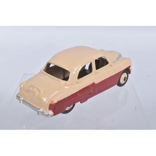 194 - TWO BOXED DIE CAST DINKY TOYS MODEL VEHICLES, the first a Vauxhall Crest Saloon, reference 164, Maro... 