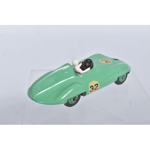 201 - FOUR BOXED DIECAST DINKY TOYS MODEL SPORTS CARS, the first a Mercedes Benz Racing Car, reference 237... 