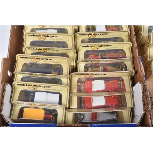 218 - TWO BOXES OF BOXED MATCHBOX MODELS OF YESTERYEAR DIECAST CARS, mostly from 1970's, 44 models include... 