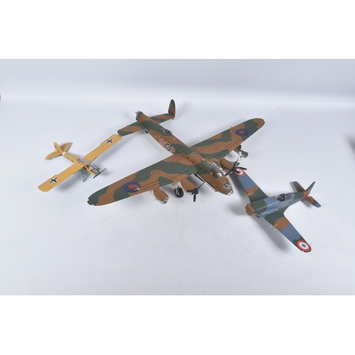 219 - A QUANTITY OF CONSTRUCTED PLASTIC MAINLY AIRCRAFT KIT MODELS, all have been constructed and finished... 