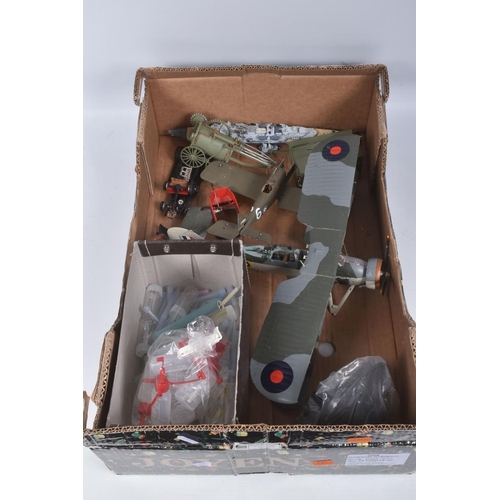 219 - A QUANTITY OF CONSTRUCTED PLASTIC MAINLY AIRCRAFT KIT MODELS, all have been constructed and finished... 