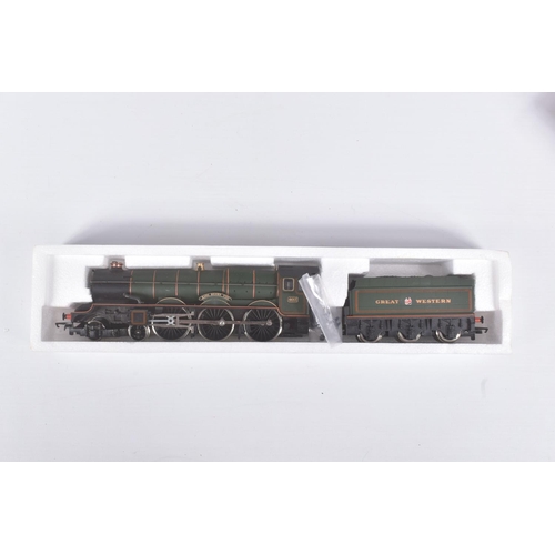 221 - THREE BOXED HORNBY RAILWAYS OO GAUGE KING CLASS LOCOMOTIVES, 'King George I' No.6006, G.W.R. green l... 