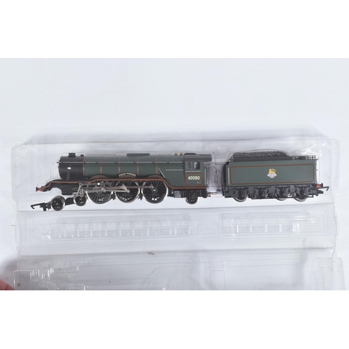 226 - THREE BOXED HORNBY RAILWAYS OO GAUGE A3 CLASS LOCOMOTIVES, 'Dick Turpin' No.60080, B.R. green livery... 