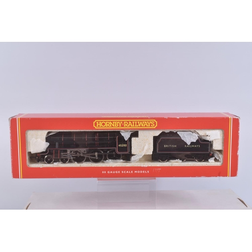 232 - FOUR BOXED TRI-ANG HORNBY & HORNBY RAILWAYS OO GAUGE LOCOMOTIVES, class B12 No.61572 (R150), class 5... 