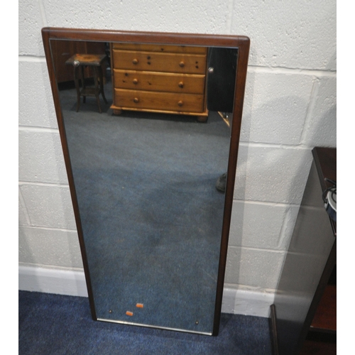 225 - A LATE 20TH CENTURY MAHOGANY OPEN BOOKCASE, with a single drawer, width 79cm x depth 30cm x height 8... 