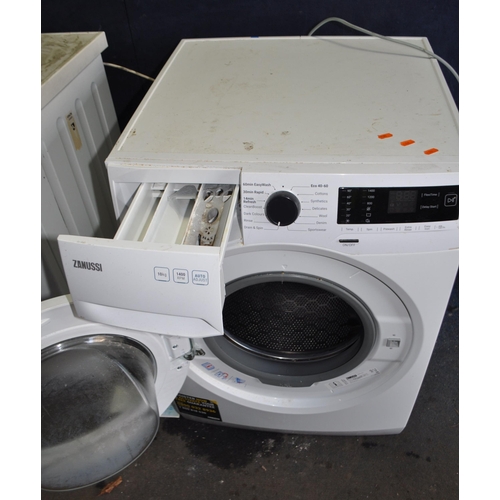 88 - A ZANUSSI ZWF144A2PW WASHING MACHINE, width 60cm, depth 60cm, height 85cm (PAT pass, spin cycle run ... 