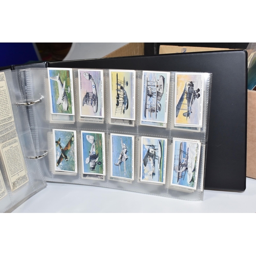 930 - A BOX AND LOOSE CIGARETTE CARDS AND OTHER EPHEMERA, to include cigarette cards loose in two albums, ... 