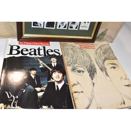 932 - A BOX OF THE BEATLES RECORDS, comprising LPs: The Beatles (white album) serial no 0126989, Mono PMC ... 