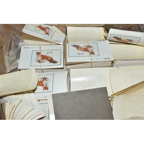 942 - SIX BOXES OF 'CINDERELLA/LOCAL' STAMPS to include thousands of Nagaland, Bernera Islands, Lao, St He... 